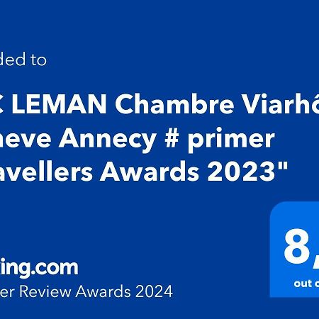 Valleiry # Prix "Travellers Awards 2023 Et 2024" Lac Leman Velos Viarhona Geneve Annecy Bed & Breakfast エクステリア 写真